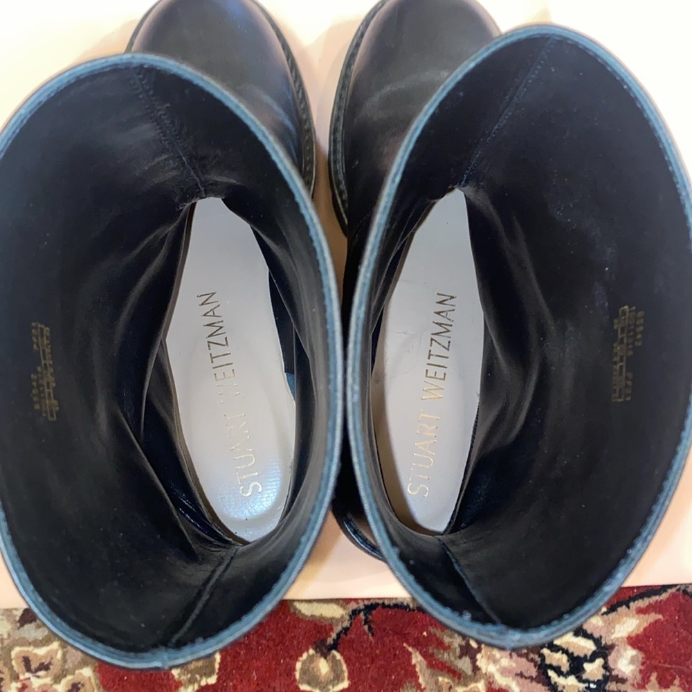 Stuart Weitzman Ryder Lift Bootie Black 38.5 / 8B NIB - Picture 9 of 13